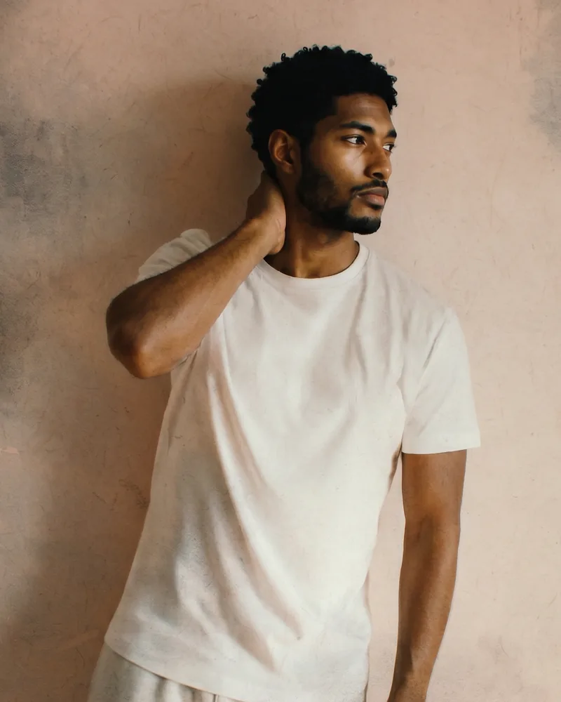 T-shirt regular blanc personnalisable, coupe droite, 200 g/m²